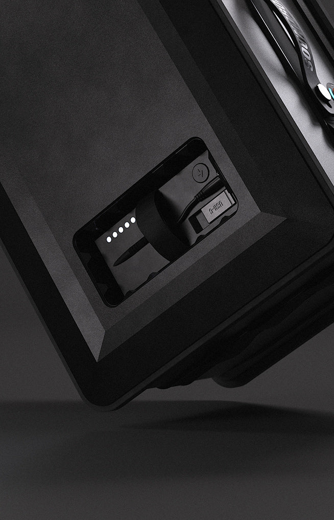 Upgrade the everyday - Close up of THE BATTERY inside the SOUNDBOKs Go